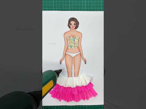 Dress with napkins 🩷☺️ thumbnail