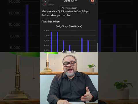 Claude adds Health workout planning #claude #applehealth #aifitness thumbnail