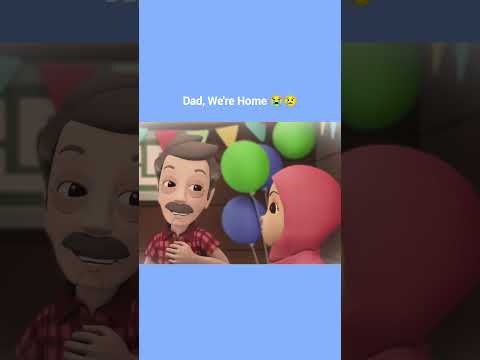 Dad, We're Home Now 😭😢 | Islamic Series & Songs For Kids | Omar & Hana English thumbnail