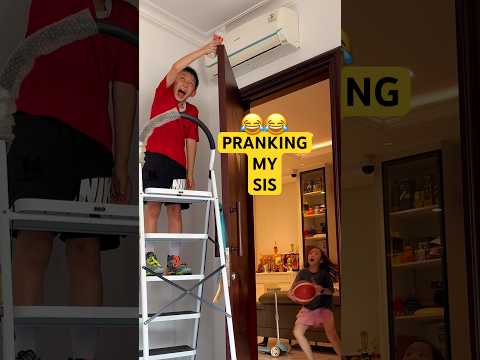 PRANKING MY SIS 😂 Will she get tricked? #shorts #funny #prank #viralshorts thumbnail