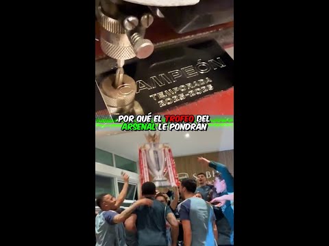 Por qué el trofeo del Arsenal le pondrán "PGMOL" en lugar del nombre del Club? thumbnail