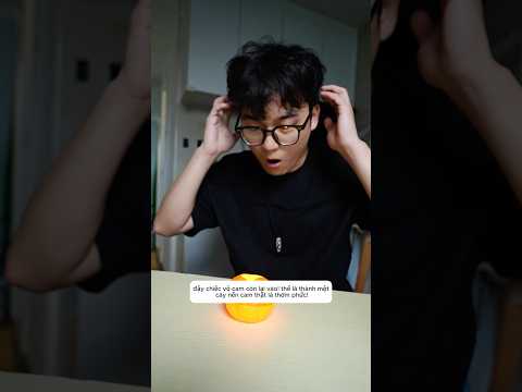 Anh trai làm đèn nến bằng vỏ trái cam thumbnail