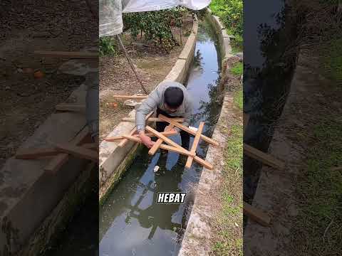 ?? Petani Cerdas Ini Membangun Jembatan Tanpa Menggunakan Satu Paku Pun ? #shorts thumbnail
