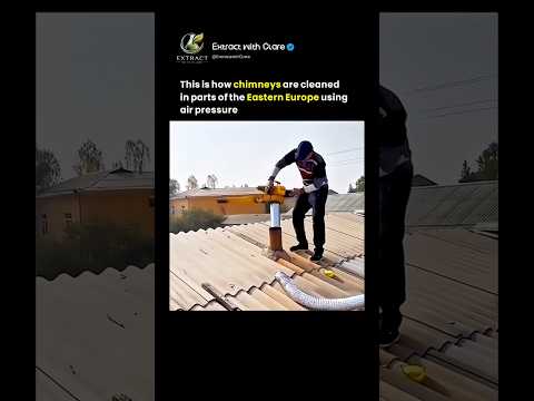 This Air Pressure Chimney Cleaning Method Looks Absolutely Insane ?? thumbnail