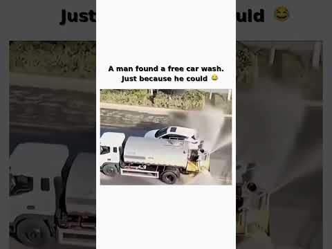 That water truck is working overtime for zero tips 😭🚛 follow for more #shorts thumbnail