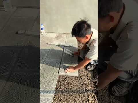 Tile installation P8764#shorts thumbnail
