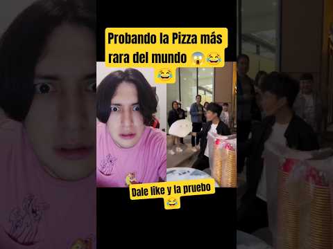 Probando la pizza más rara del mundo 😱😂😂 - Hey Crispin #humor thumbnail