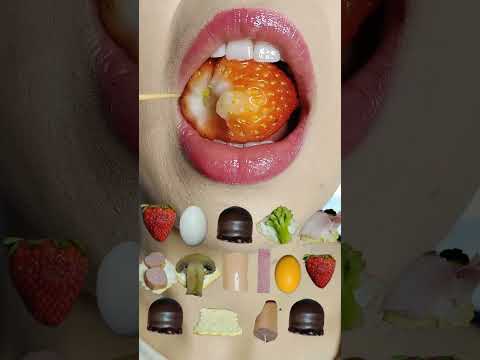 JUICY STRAWBERRIES ASMR: Pure Sweetness in Every Bite! 🍓 #asmr #food thumbnail