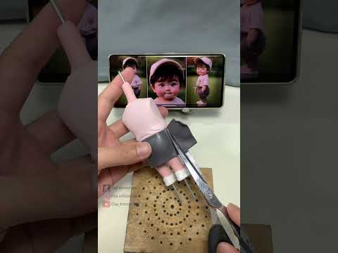 Tiny Head, Big Charm! Sculpting a Cute Child Bobblehead from Clay thumbnail