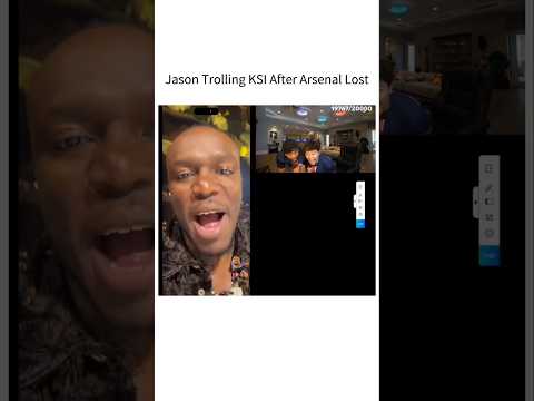 KSI's Reaction To Arsenal Losing Champions League thumbnail