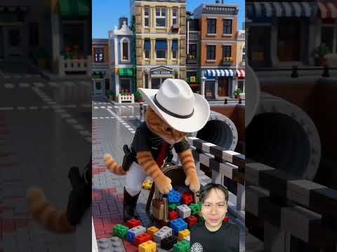 Chuột Lego thử hút xúc xích sẽ ra sao #lego #shorts #animation thumbnail