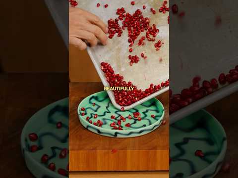 How to pop a pomegranate 🥄￼ thumbnail