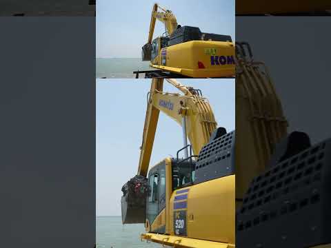 #dredging #excavator #digger #construction #komatsu #heavyequipment thumbnail