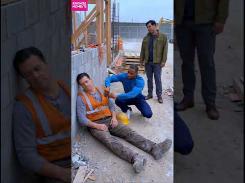 kindness worker 😊 dramatic kindness for construction worker pay #kindness #workersupport #shorts thumbnail