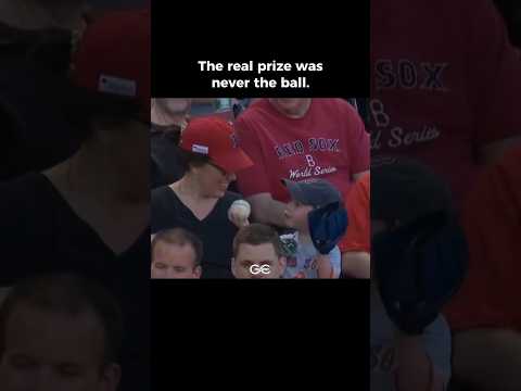 He Gave The Ball Away 🥹⚾ thumbnail