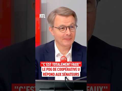 "C'est totalement faux" : le PDG de Coopérative U répond aux sénateurs sur RTL thumbnail