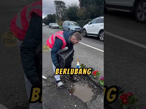 NANAM BUNGA Di LOBANG JALANAN‼️😮 #idekreatif #lagiviral #videoviral thumbnail