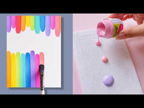 12  Easy Creative Art Hacks When You’re Bored || Art Ideas || painting for Beginners thumbnail