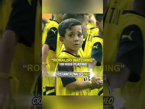Phản ứng bất ngờ của Ronaldo khi thấy Fan nhí bắt chước màn ăn mừng của anh? #shorts #ronaldo #viral thumbnail