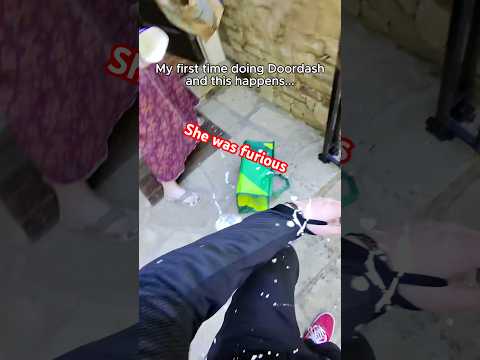 My first time doing DoorDash and this happens… #doordash #crashout #bikerboy #pov #skit thumbnail