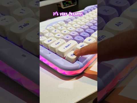 Creamy Purple Keyboard Type Test 💜 (Yunzii C98) thumbnail