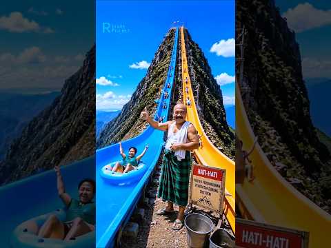 BAPAK & LANANG bikin perosotan di atas gunung Biar warungnya LAKU🤣‼️ thumbnail