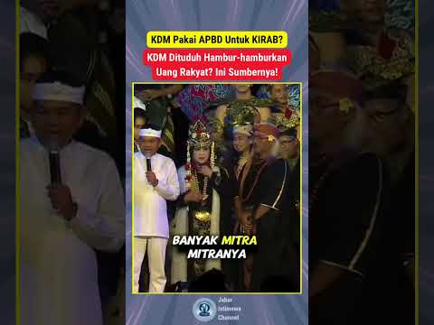 KDM Dituduh Pakai APBD Untuk Kirab Mahkota Binokasih #kangdedimulyadi #news thumbnail