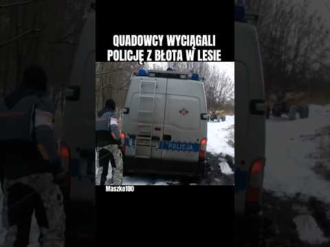 Utopili radiowóz, ale motocykliści im pomogli #shorts #foryou #motorcycle #police #duet #trending thumbnail