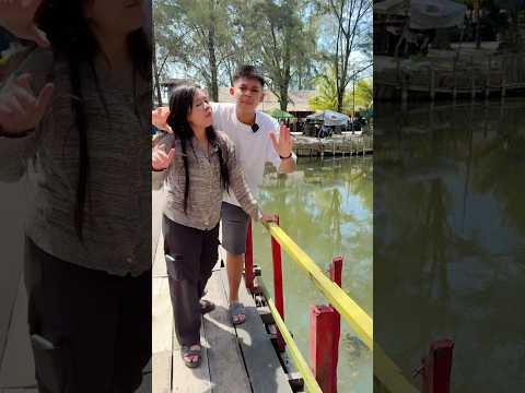 Ada buaya apa gak di kolam?? #fypシ #shorts thumbnail