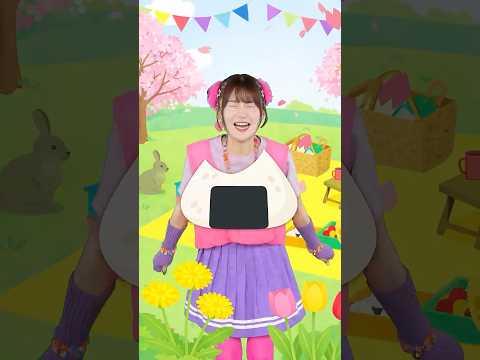 おべんとう もぐもぐ ん〜おいしい！🍙 #キッズ #音楽教育 #cartoon #shorts thumbnail