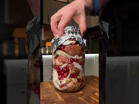 ЗАБУДЬТЕ про шашлык! Это мясо с ГРАНАТОМ в БАНКЕ сочнее и проще в готовке thumbnail