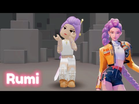 K-pop Demon Hunters in ROBLOX Be Like- ??✨ thumbnail