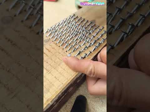 Making a Threshing Device with Nails and a Wooden Board thumbnail