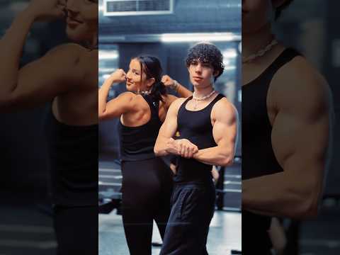 Our transformation is crazy 🤯😍 #calisthenics #motivation #aestheic #gym #couple thumbnail