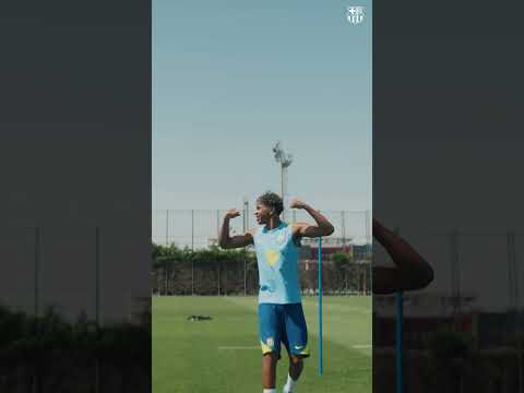 Lamine Yamal's recovery work 👊  #barcelonafootball #fcbarcelona #shorts thumbnail