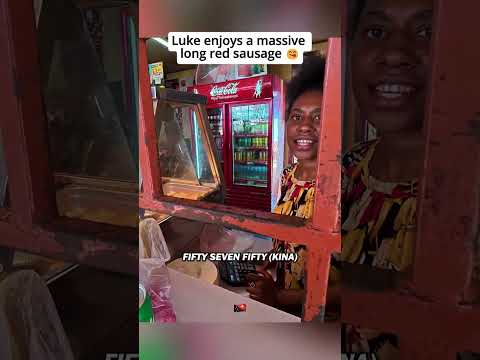 Eating long red sausages in PNG 🇵🇬 thumbnail