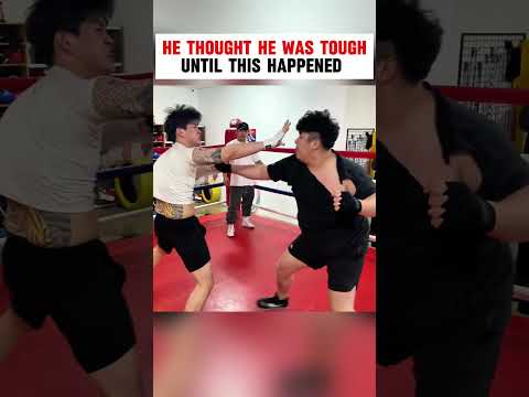 He thought he was tough… until THIS happened #boxingfight #boxing #boxing thumbnail