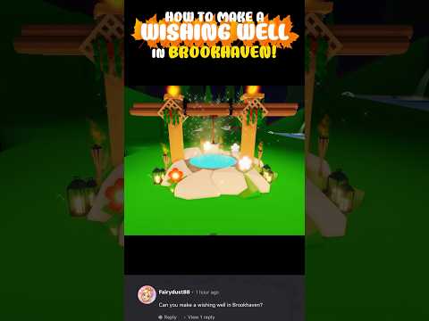 How to make a Wishing Well in Brookhaven ❤️ thumbnail
