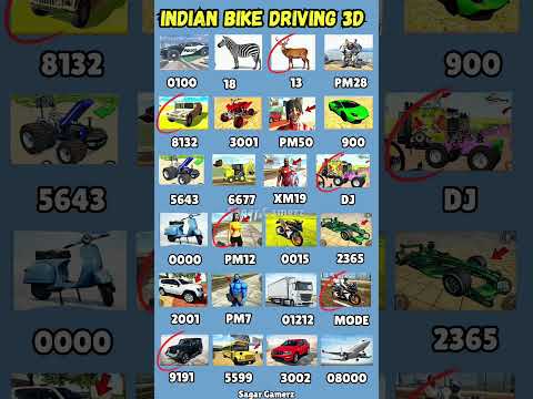 All Real code ? Indian bike driving 3d all new cheat code update + plugin cheat code thumbnail