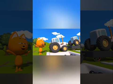 Wow! Seven Whole White Tractors! What Are They For? 🚜😱 #animation #familybook #kidsfantasyadventure thumbnail