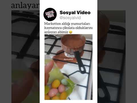 Marketten aldığı yumurtaları kaynatınca çikolata olduklarını anlayan abimiz ? thumbnail