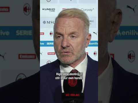 Igli Tare’s post-match thoughts 🎙️ | #MilanAtalanta | #shorts thumbnail