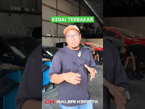 Kedai terbakar.. #galerikereta thumbnail