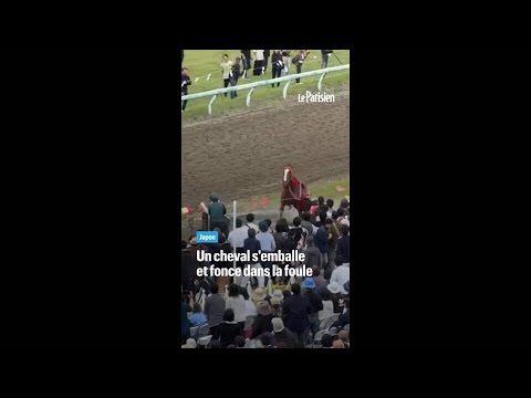 Un cheval hors de contrôle à un festival samouraï au Japon thumbnail