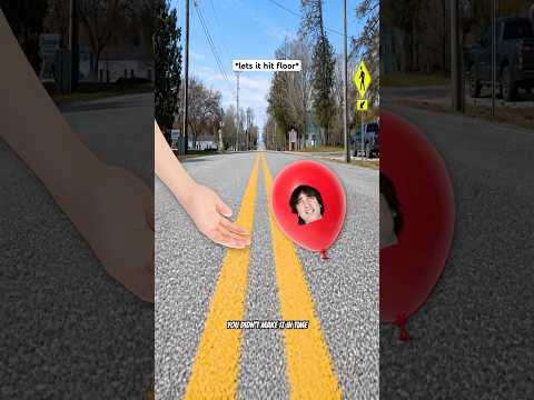 When The Balloon Can’t Touch The Floor ? #shorts #relatable thumbnail
