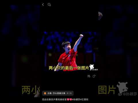 至此伦敦世乒赛完美收官[爱心][爱心]#孙颖莎#王楚钦 thumbnail