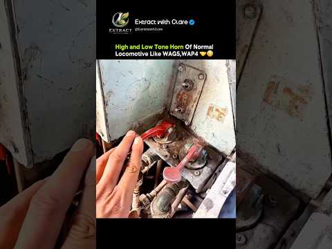 Train Horn Secret Revealed ?? High vs Low Tone on Indian Locomotives! thumbnail