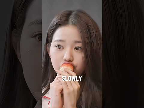 Why do K-pop idols eat so slowly on camera? #shorts thumbnail
