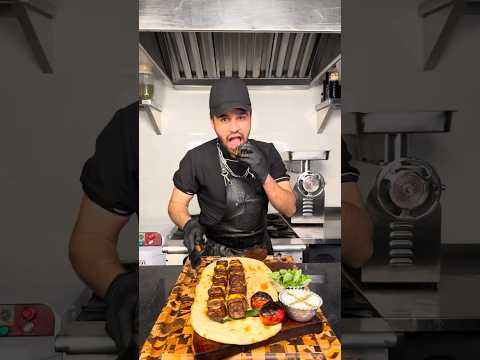 Kebab with melted Gouda cheese#shorts #kebap #kebab thumbnail