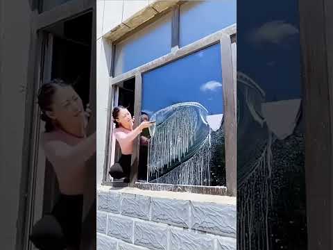 ▶️ Clean both sides easily Double Side Magnetic Window Cleaner Brush Tool ( # 2121 ) thumbnail